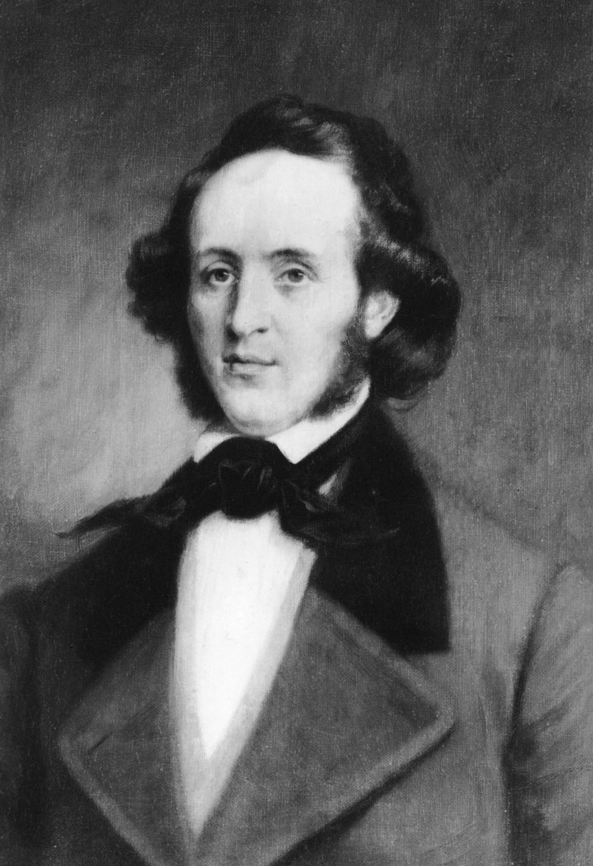 Felix Mendelssohn 1809-1847, tysk komponist, 1907. av Rotary Photo