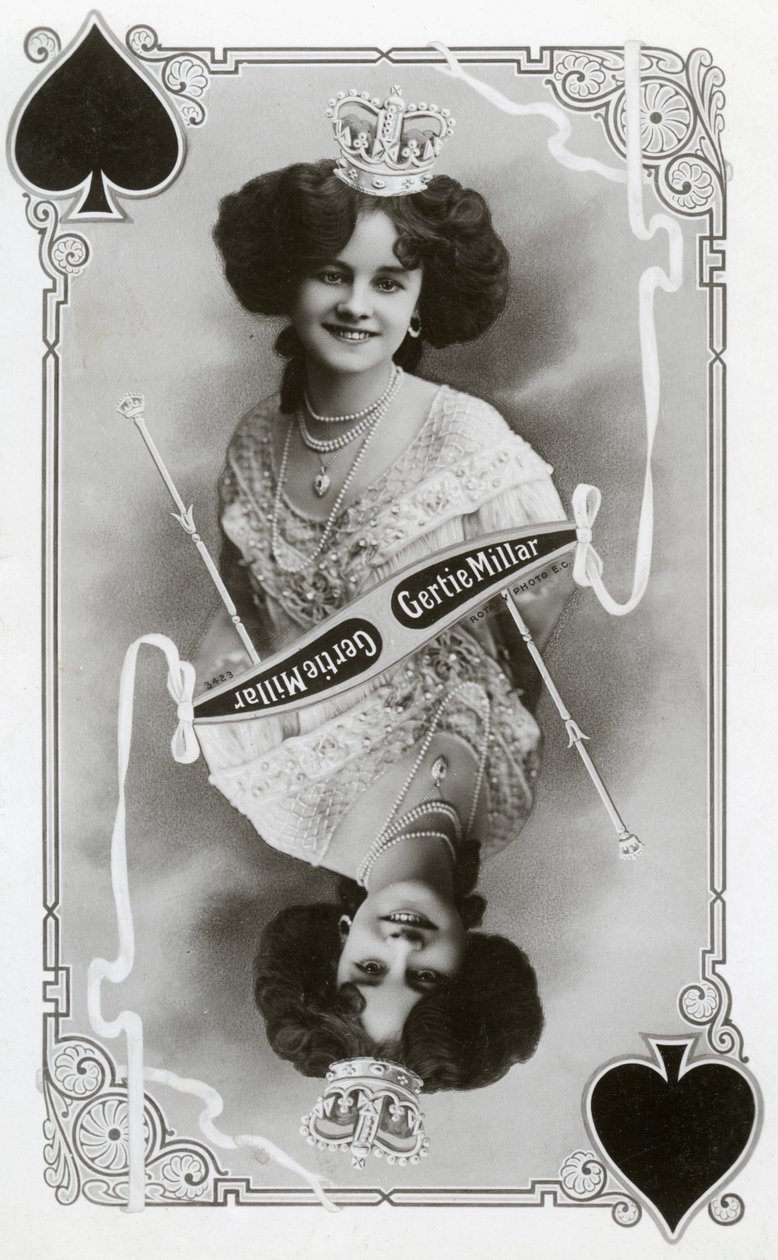Gertie Millar , britisk skuespillerinne og sanger, c1905. av Rotary Photo