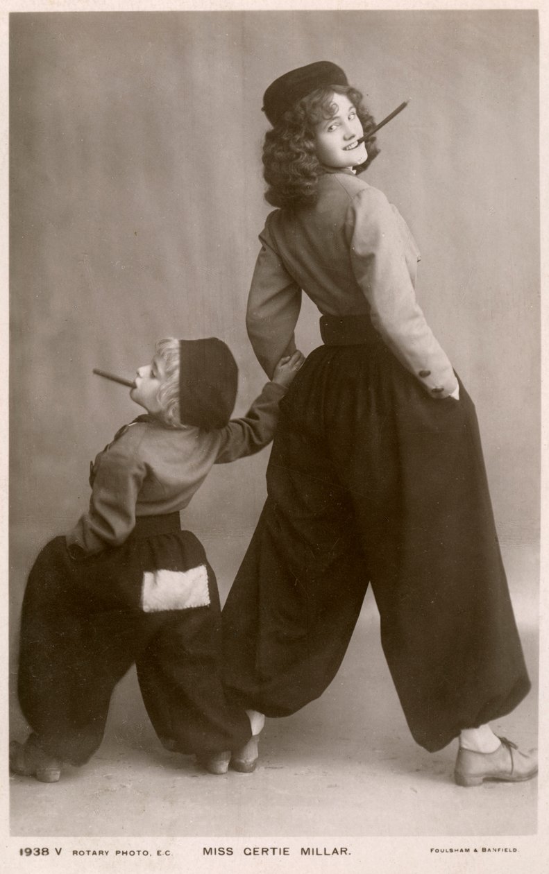 Gertie Millar , britisk skuespillerinne og sanger, c1906. av Rotary Photo