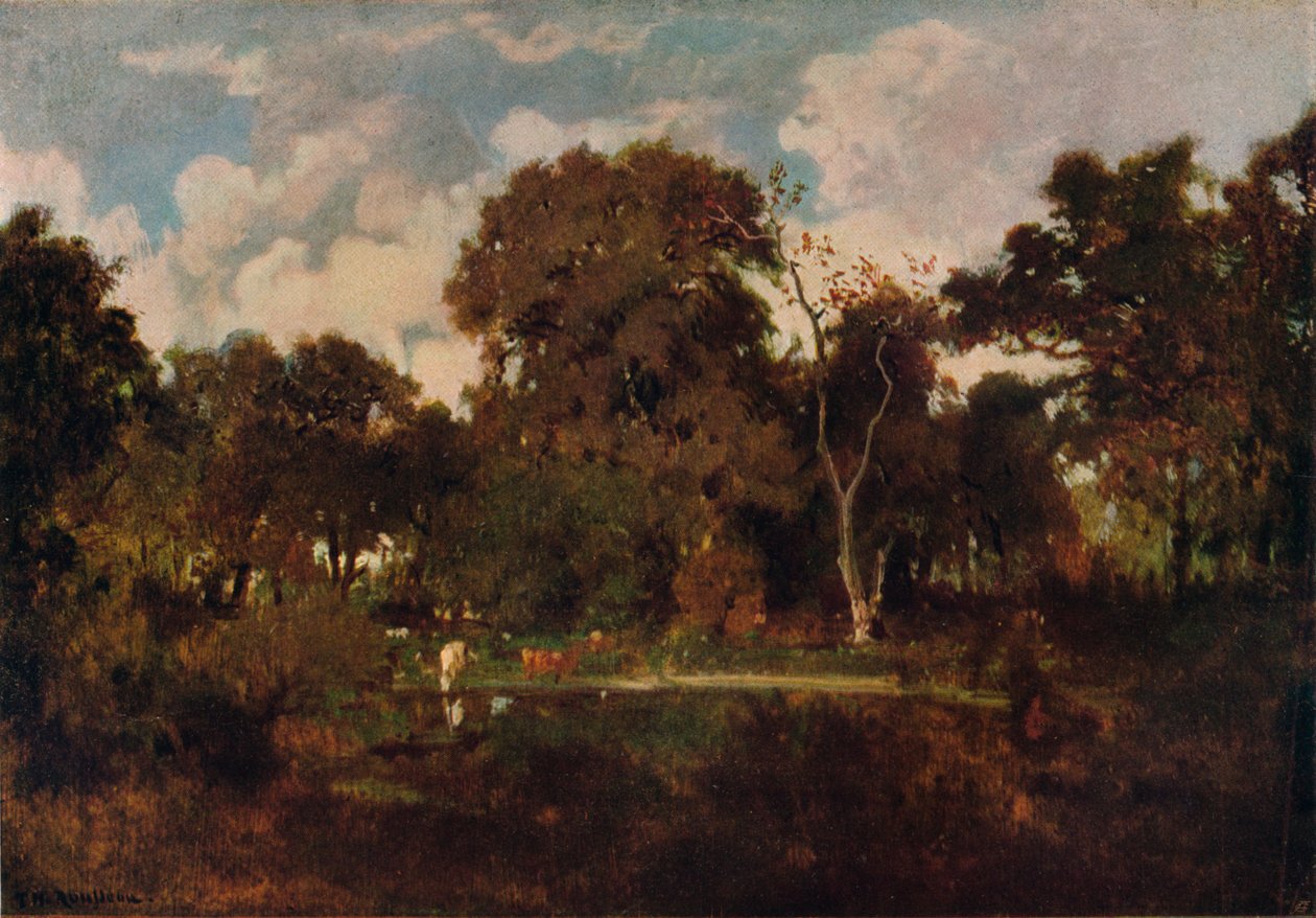 Fontainebleau-skogen, 1906-7. av Rousseau