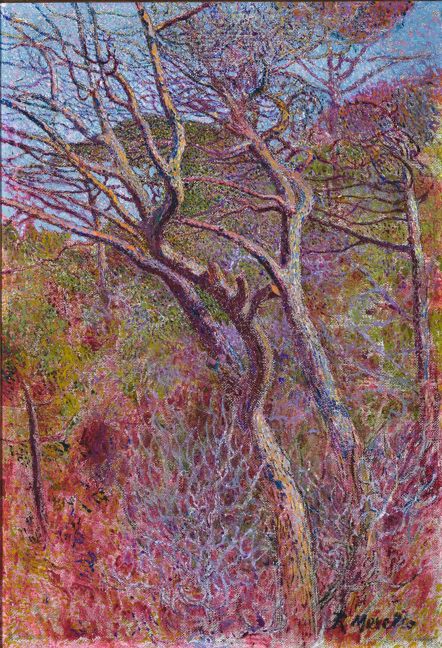 Landskap, studio, ca. 1907 av Rubaldo Merello