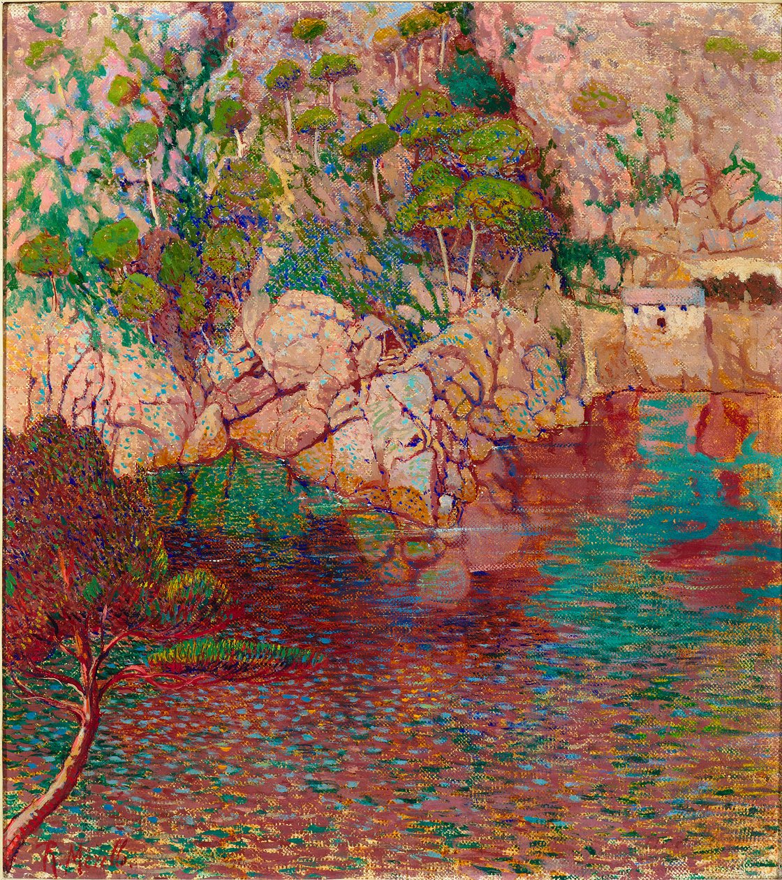 Berg og hav, ca. 1910-14 av Rubaldo Merello