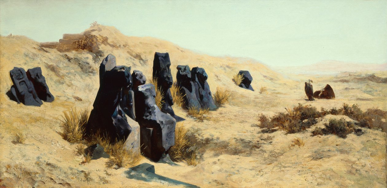 Mut-tempelet i Karnak av Carl Rudolf Huber