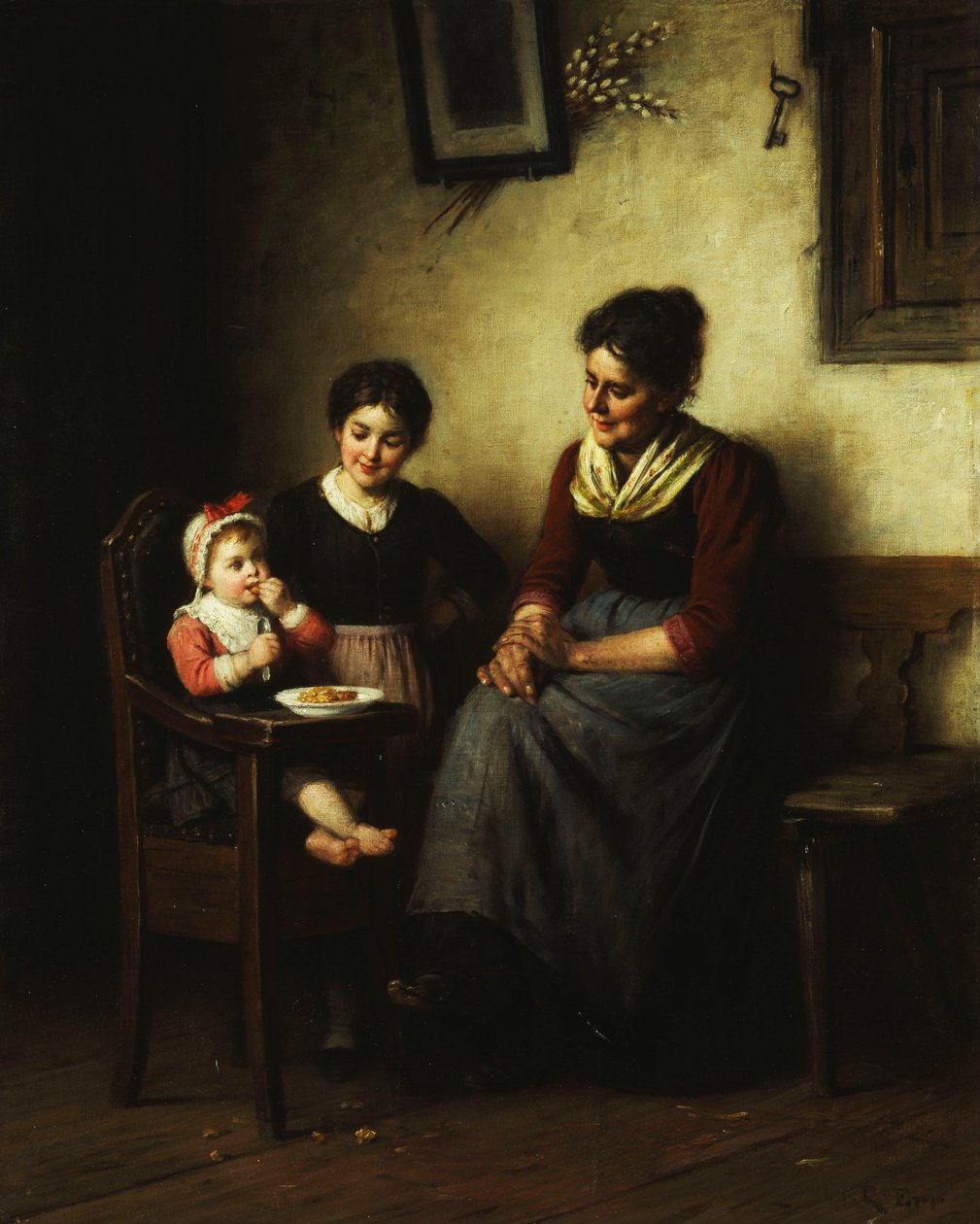 Babyens måltid, av Rudolf Epp