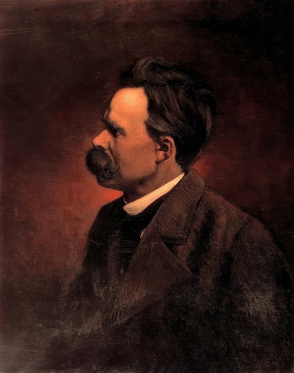 Nietzsche-portrett av Rudolf Köselitz