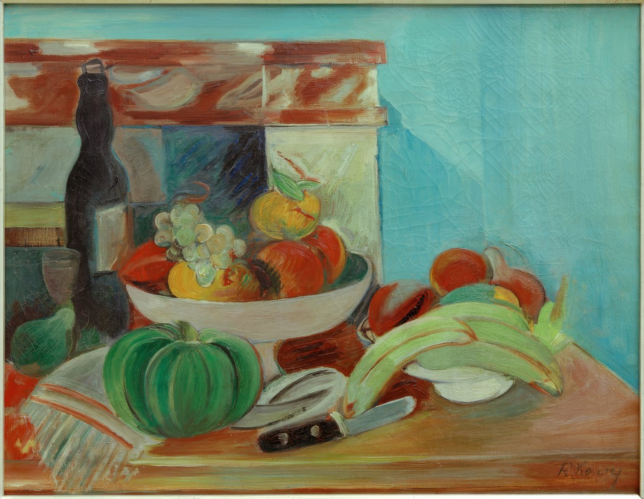 Stilleben med frukt av Rudolf Levy