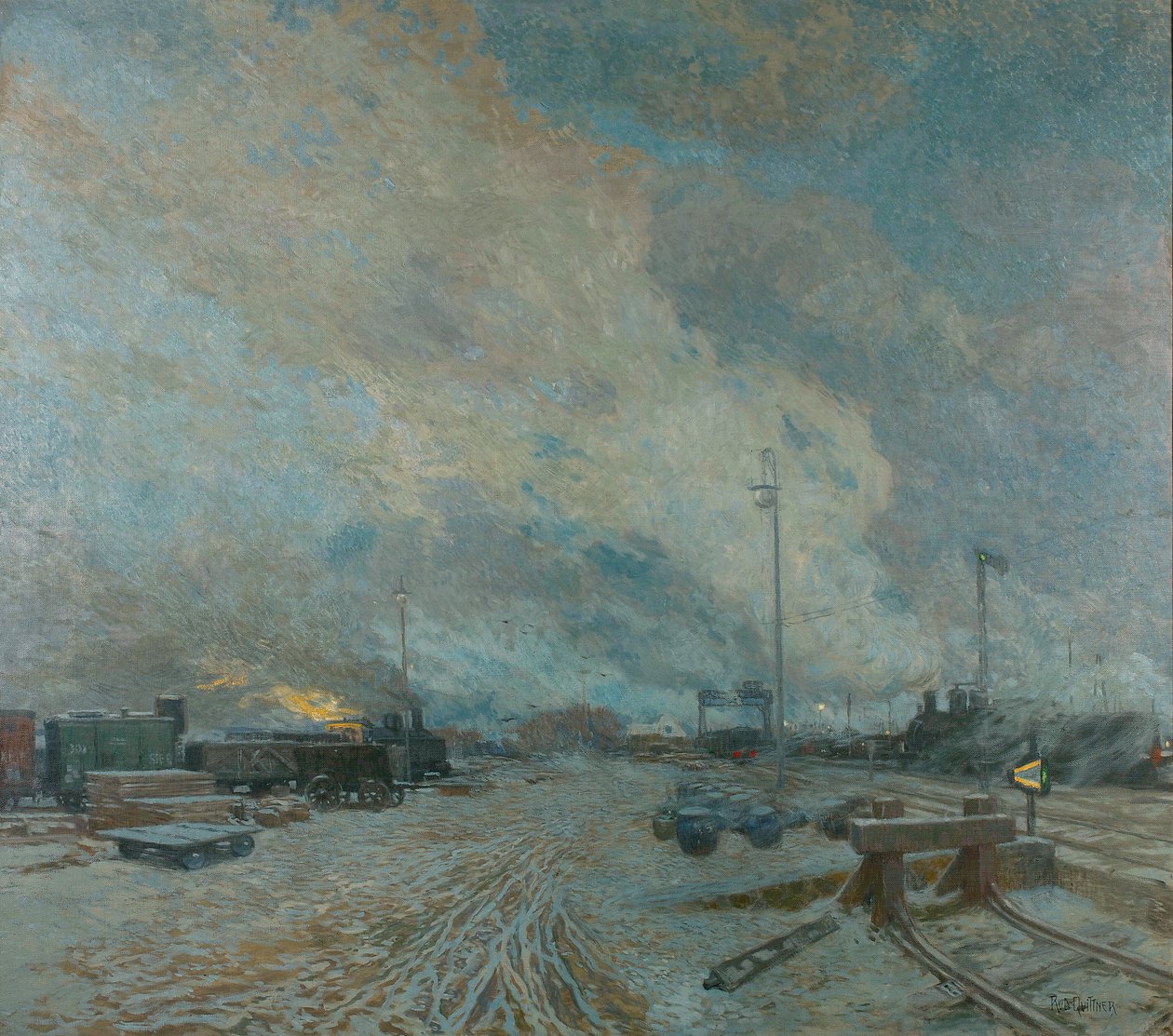 godsstasjon av Rudolf Quittner
