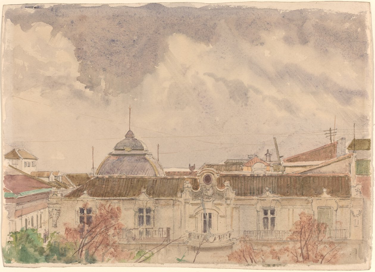 Belvedere-palasset, Wien av Rudolf von Alt