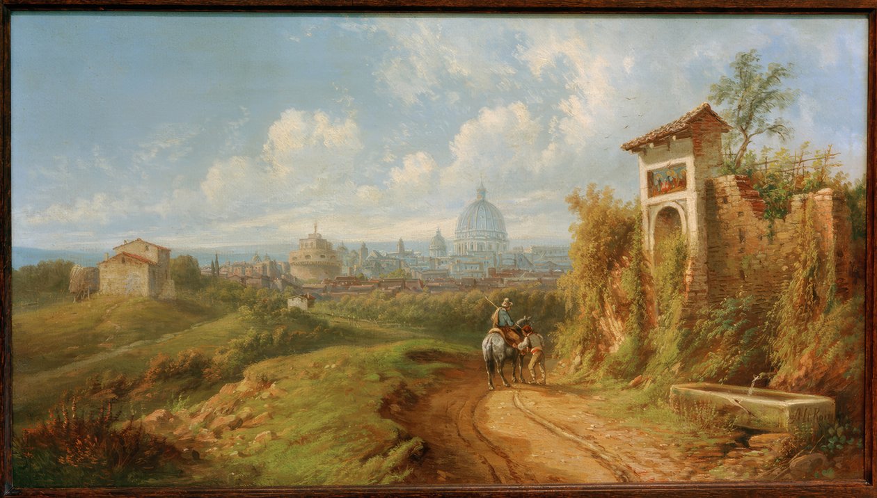 Utsikt over Roma av Rudolf von Alt