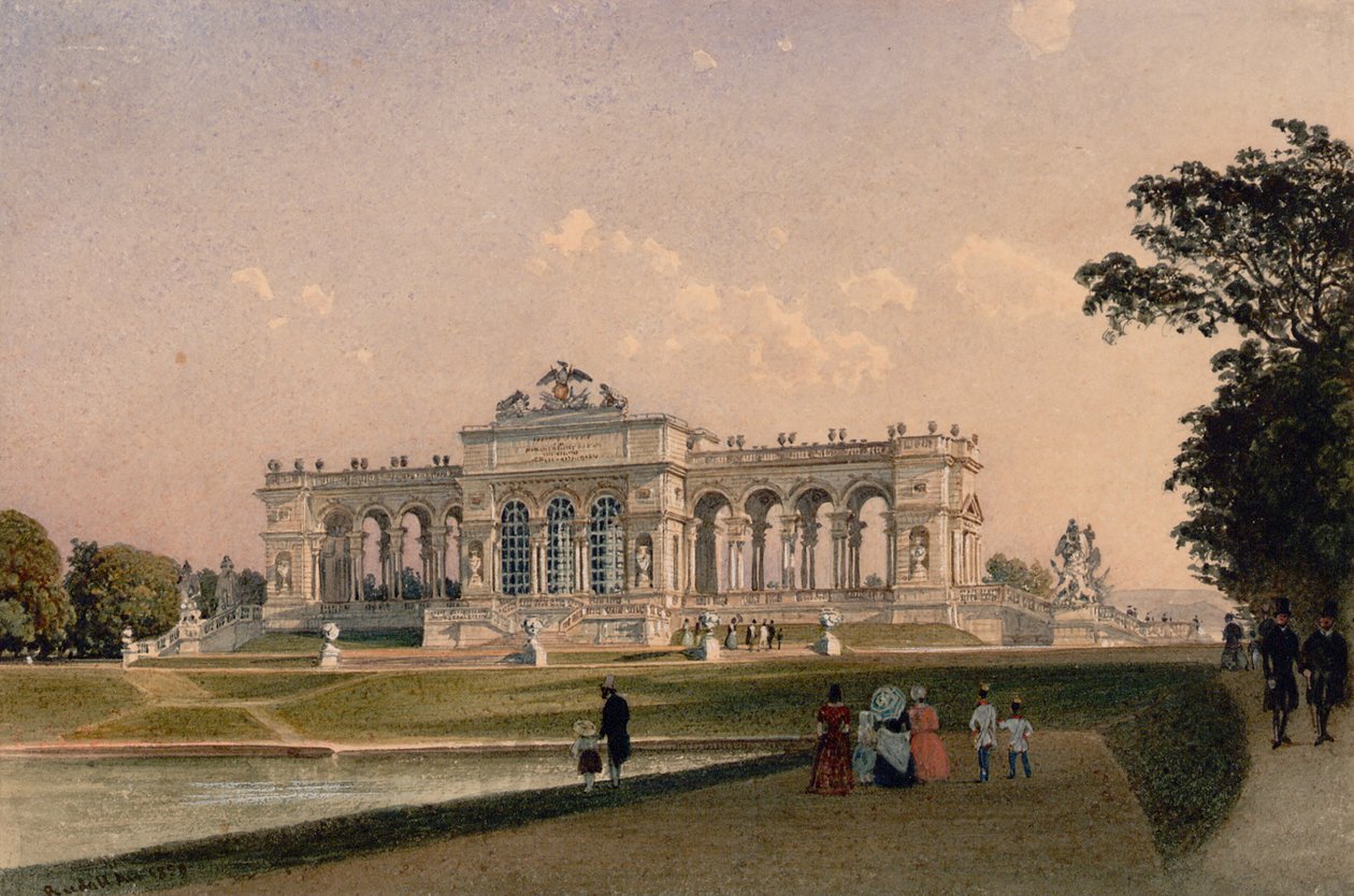 Glorietten i Schönbrunn av Rudolf von Alt