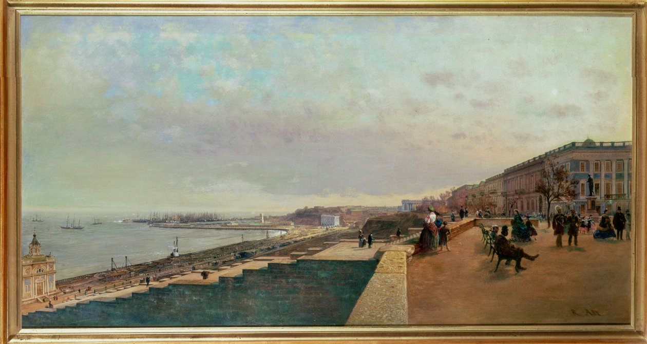 Utsikt over Odessa av Rudolf von Alt