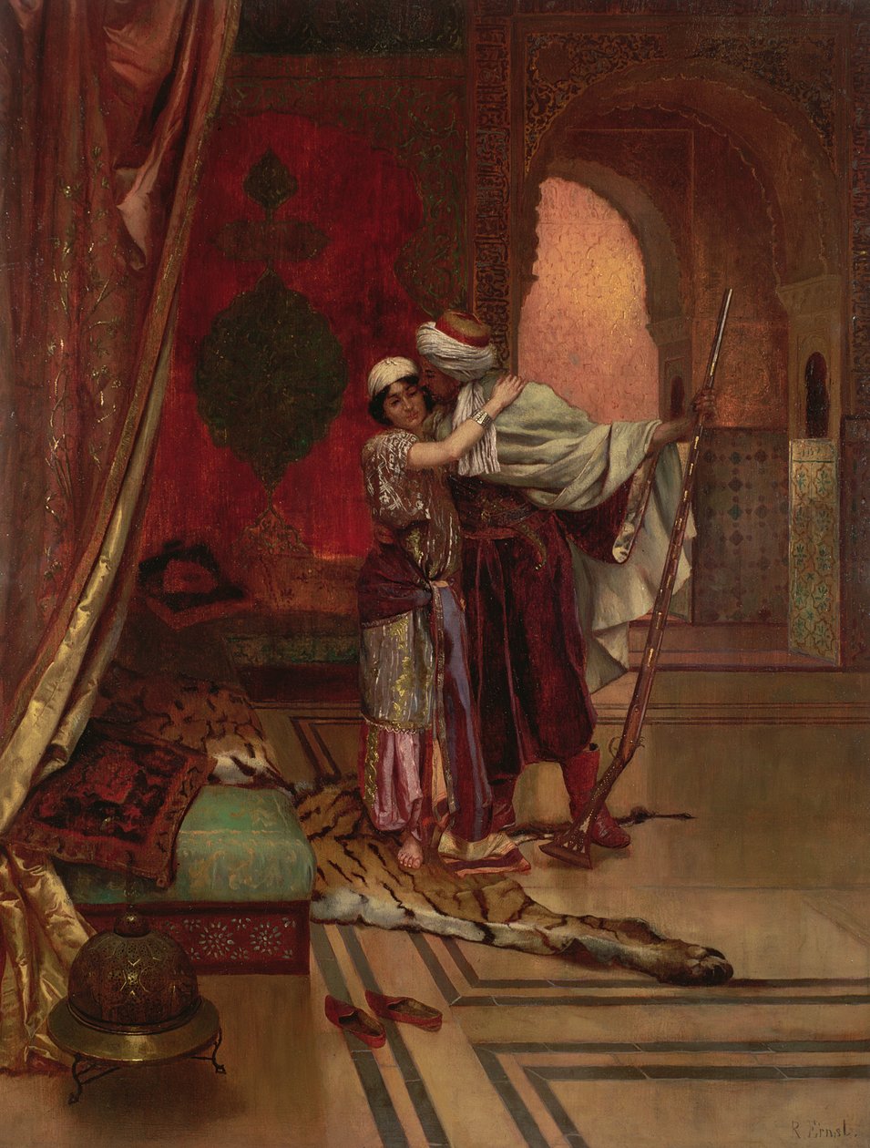 Interiør av Rudolphe Ernst