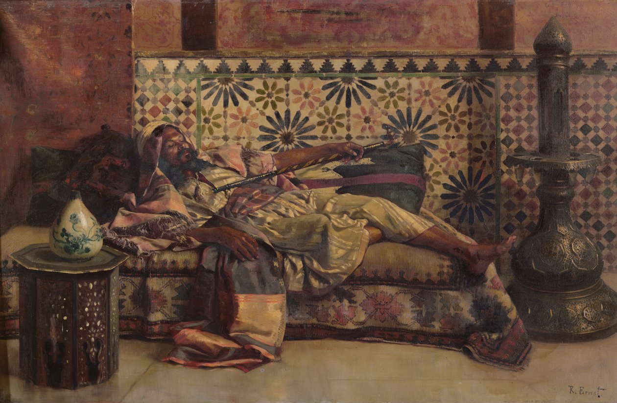 Narghileh av Rudolphe Ernst