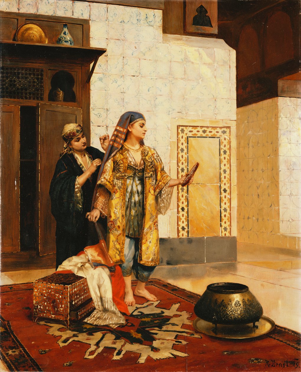 Etter badet, av Rudolphe Ernst
