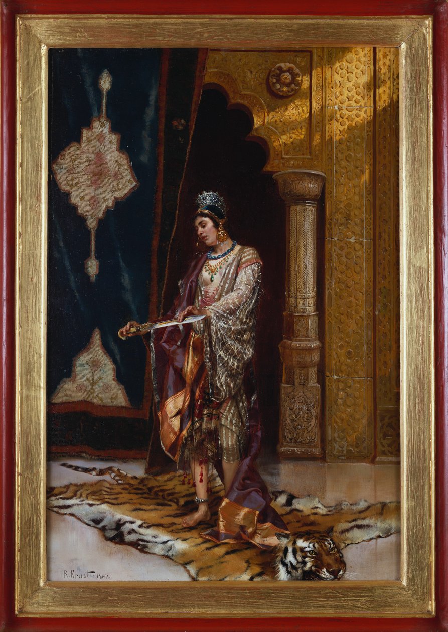En odalisk av Rudolphe Ernst