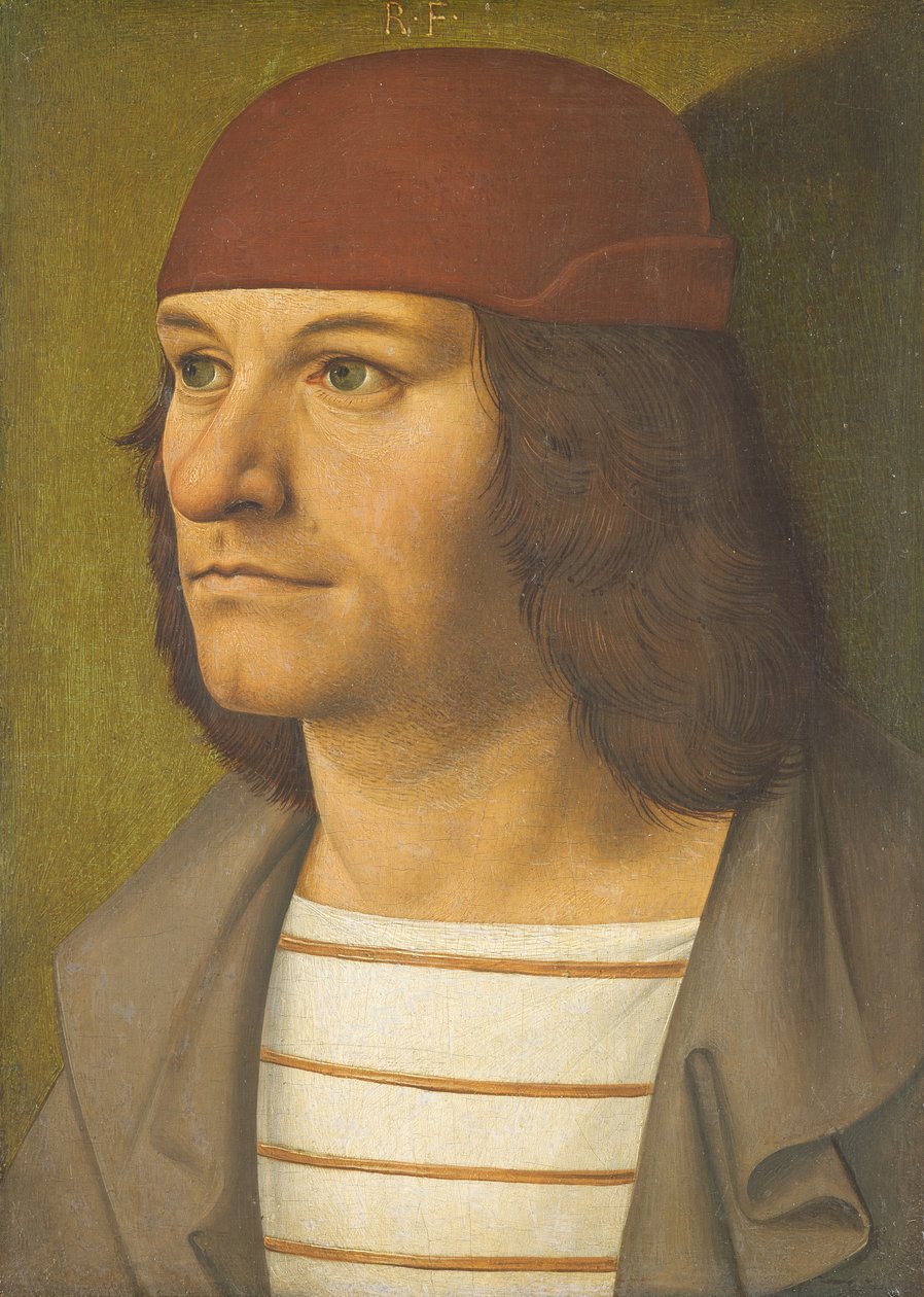 Portrett av maleren Jobst Seyfrid av Rueland Frueauf d. Ä.