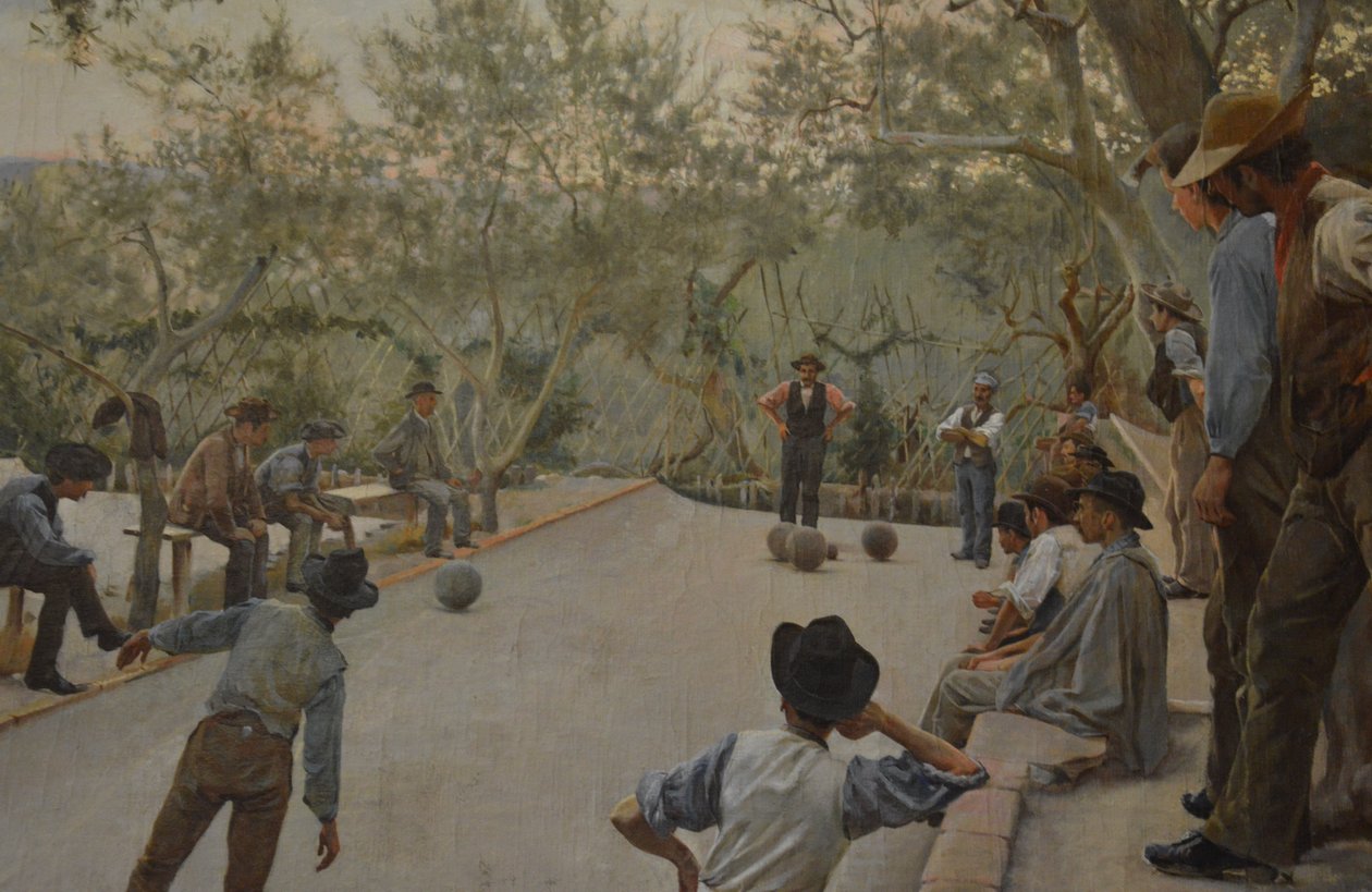 The Bocce Game (detalj) av Ruggero Focardi