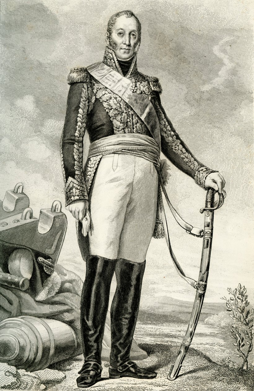 Edouard Adolphe Casimir Joseph Mortier, 1804, 1839. av Ruhiere
