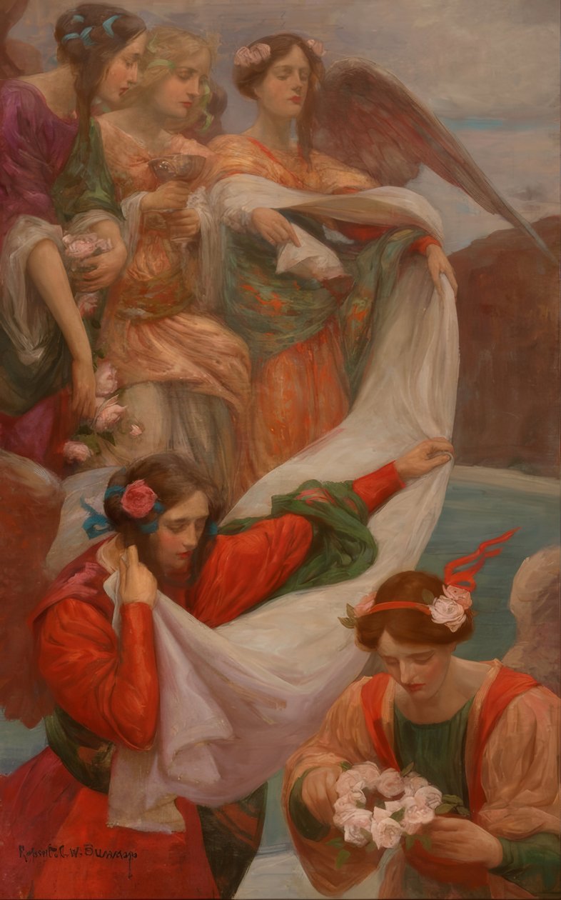 Nedstigende engler av Rupert Bunny
