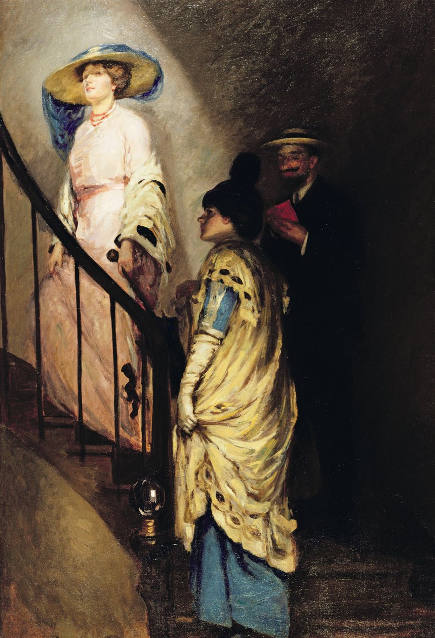 Møtet på trappa av Rupert Charles Wolston Bunny
