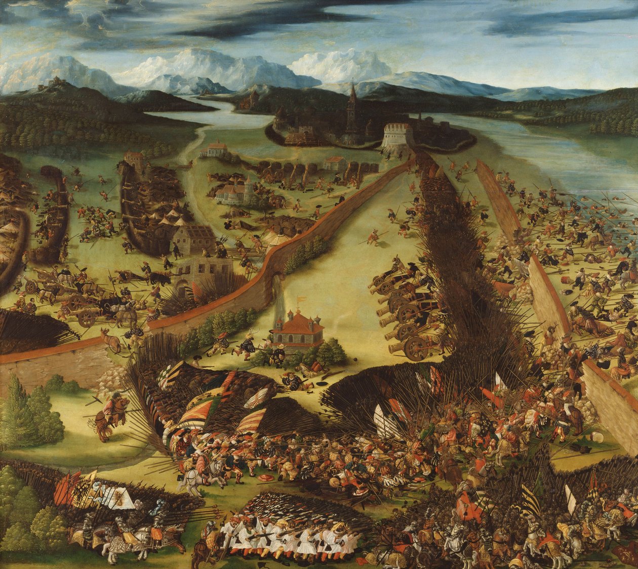 Slaget ved Pavia, 1529. av Rupert Heller