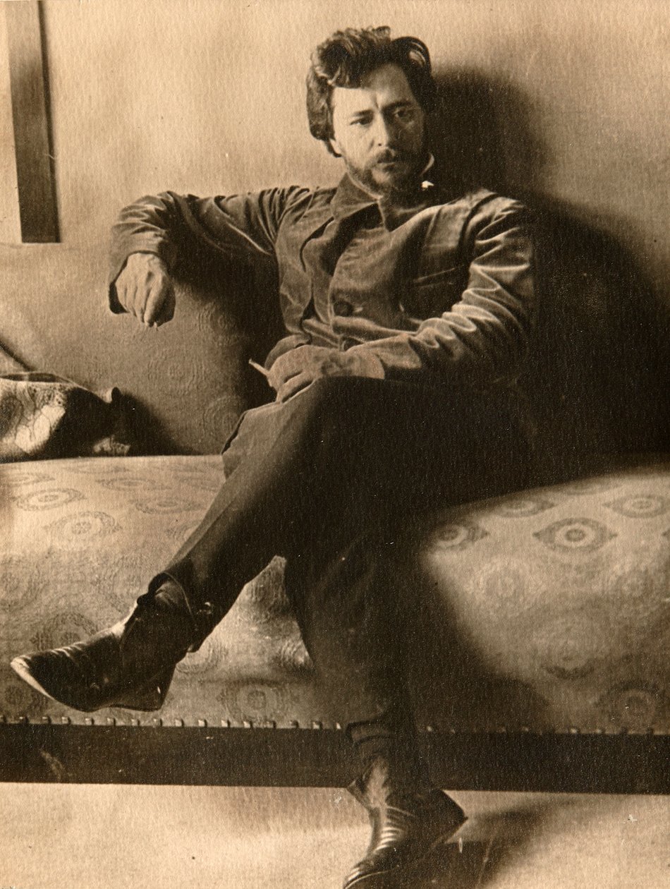 Portrett av forfatteren Leonid Andreyev av Russian Photographer