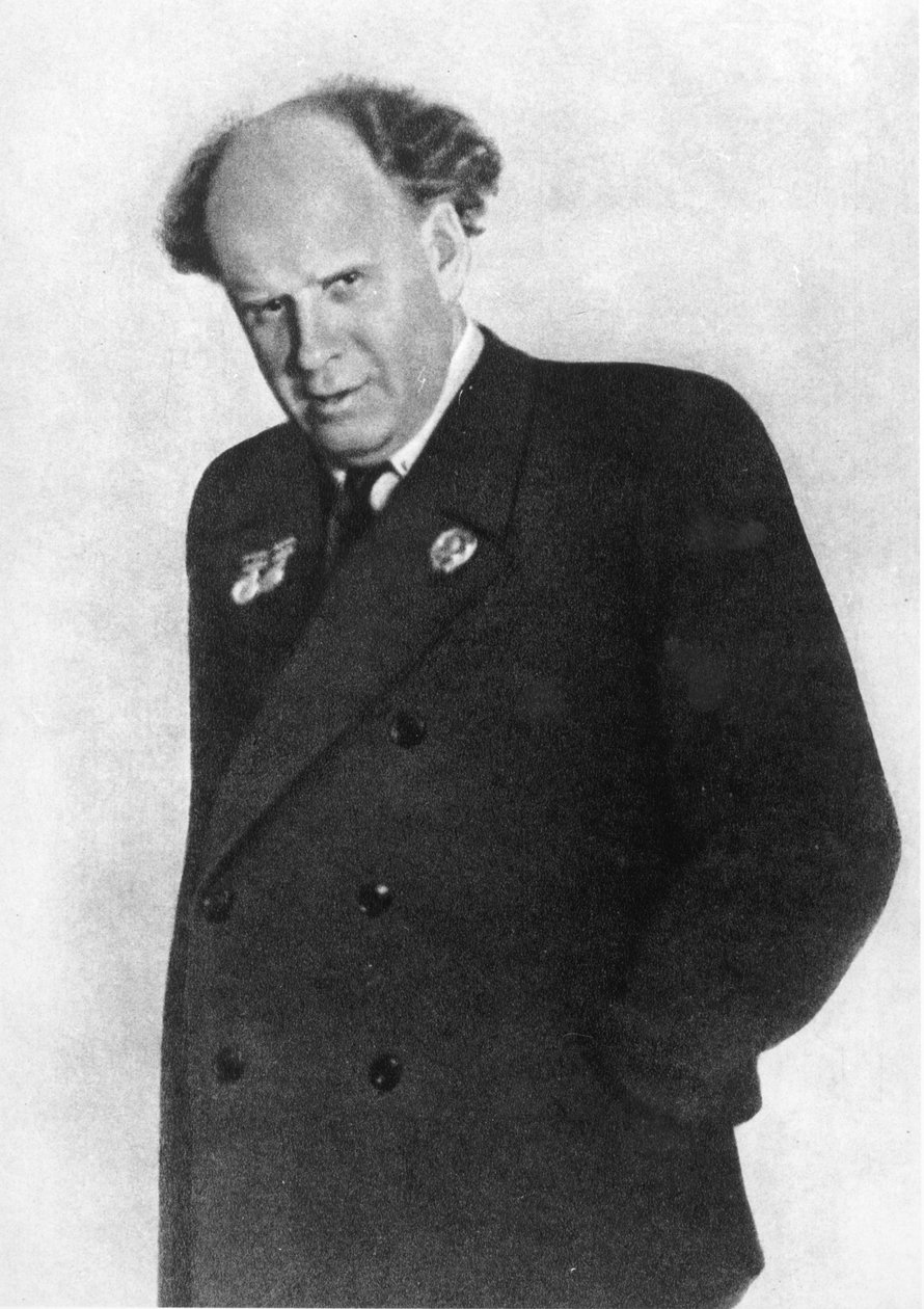 Sergei Eisenstein (1898-1948) ca. 1943, fra Serge Eisenstein, Reflexions dun Cineaste, publisert i Moskva, 1958 av Russian Photographer