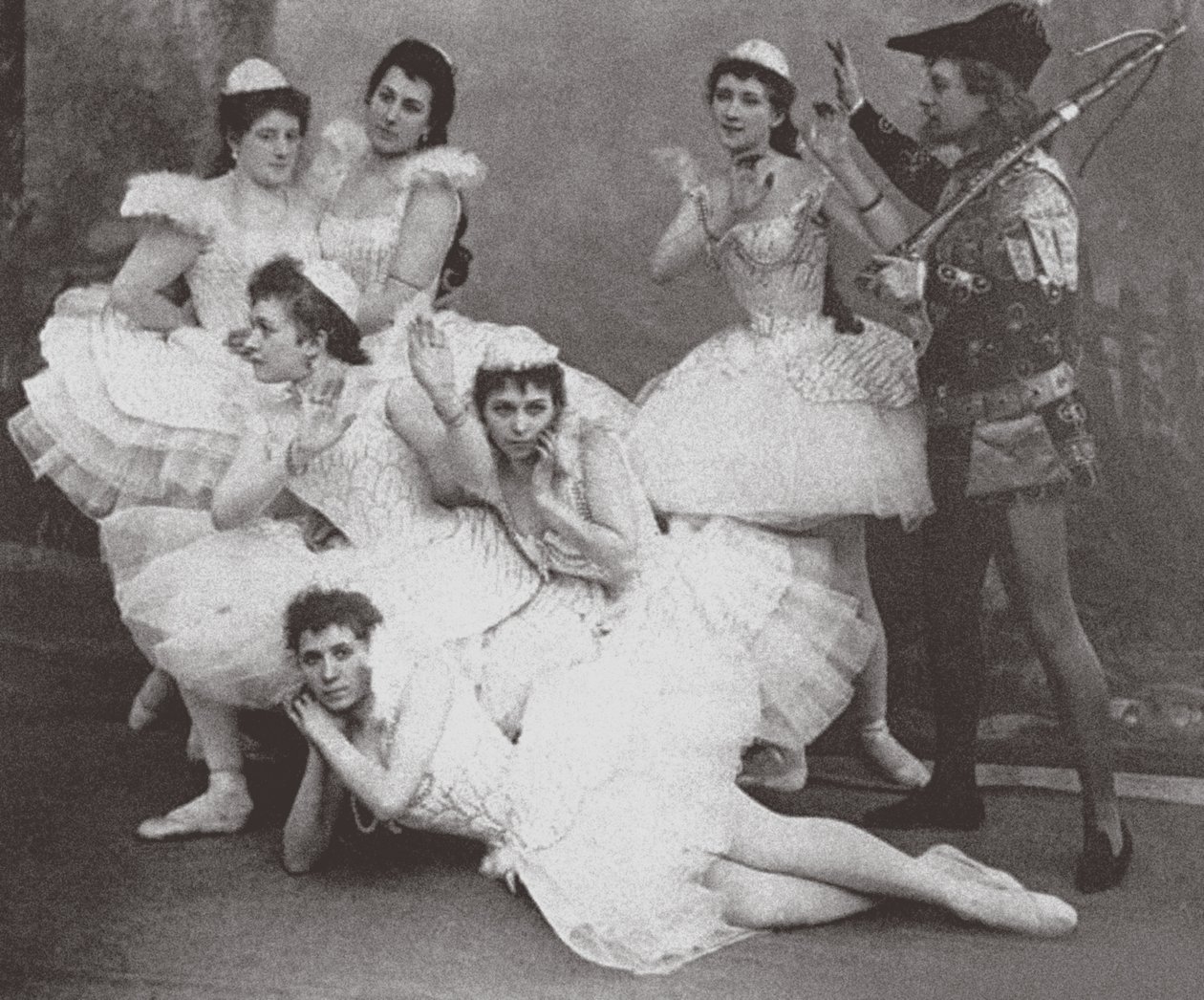 Swan Lake, Mariinsky Theatre, 1895 av Russian Photographer