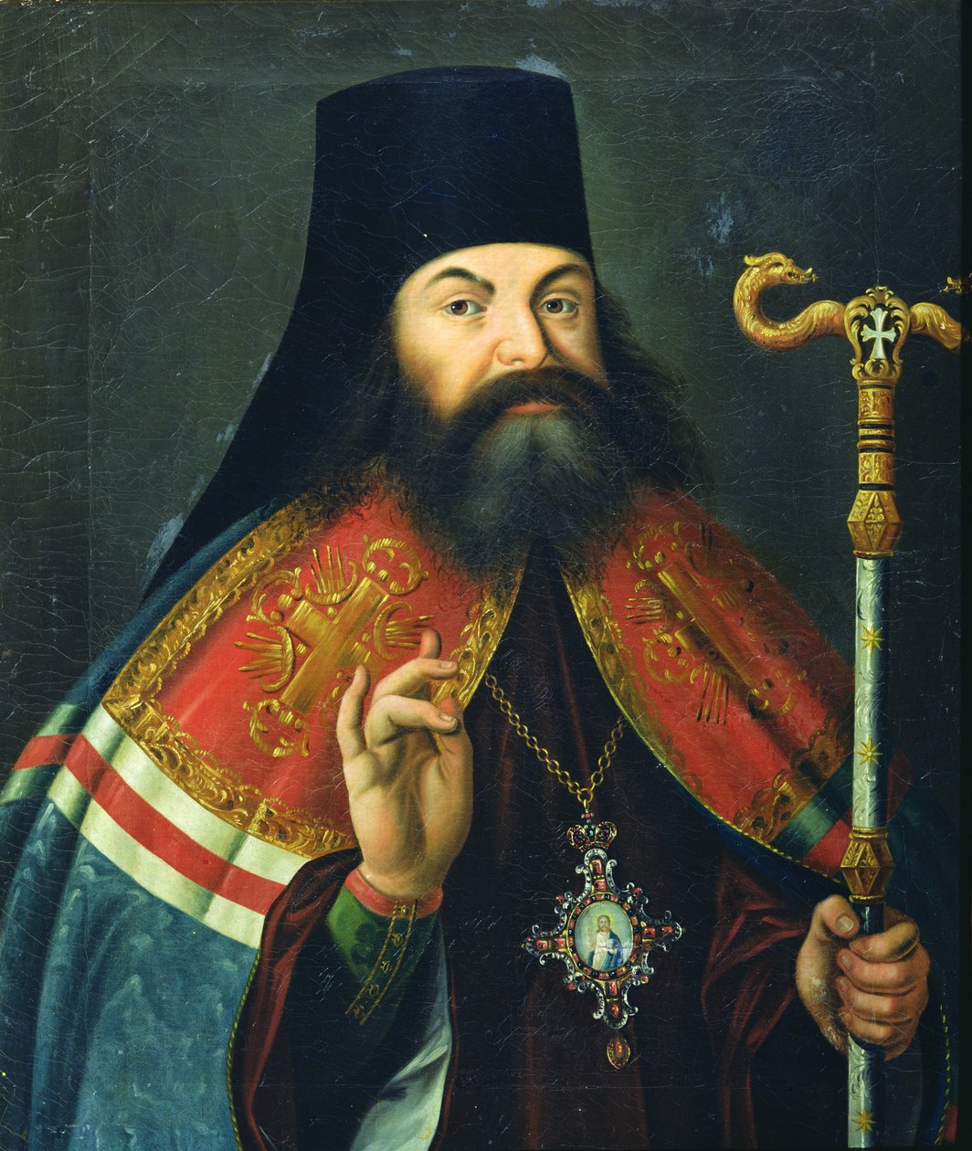 Portrett av Theofan Prokopovich (1681-1736) av Russian School