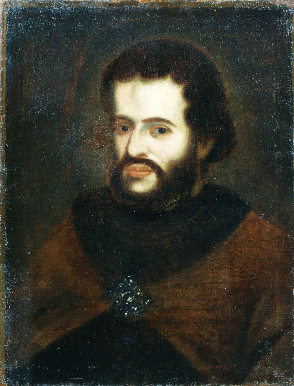 Portrett av tsar Ivan den V Aleksijevitsj (1666-96) av Russian School