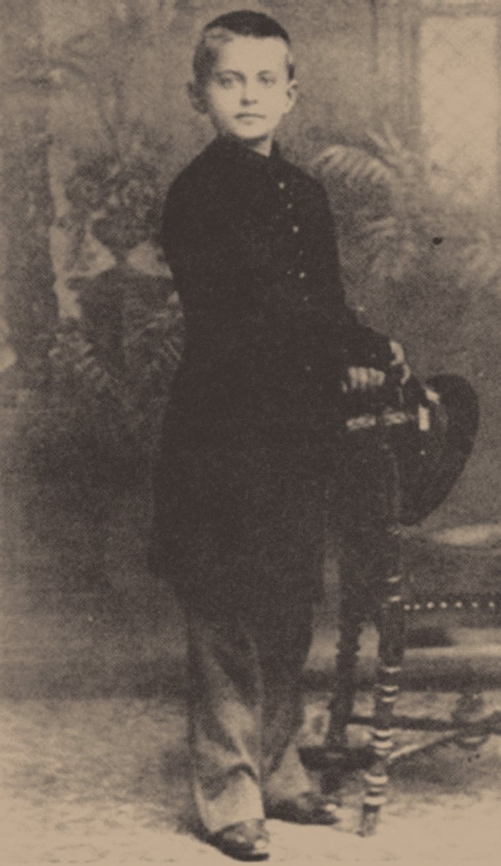 Leon Trotsky, 9 år gammel, 1888 av Russian Photographer