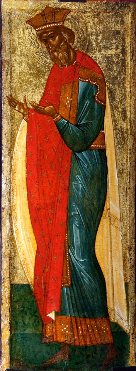 Saint Vladimir av Kiev, tidlig på 1400-tallet. av Russian icon.