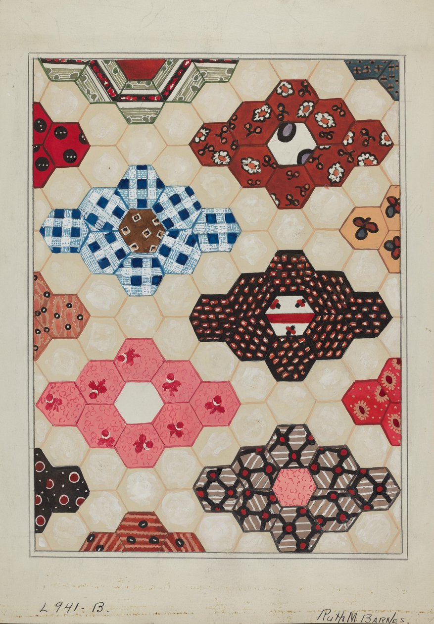 Dyne 1 seksjon, c. 1936. av Ruth M Barnes