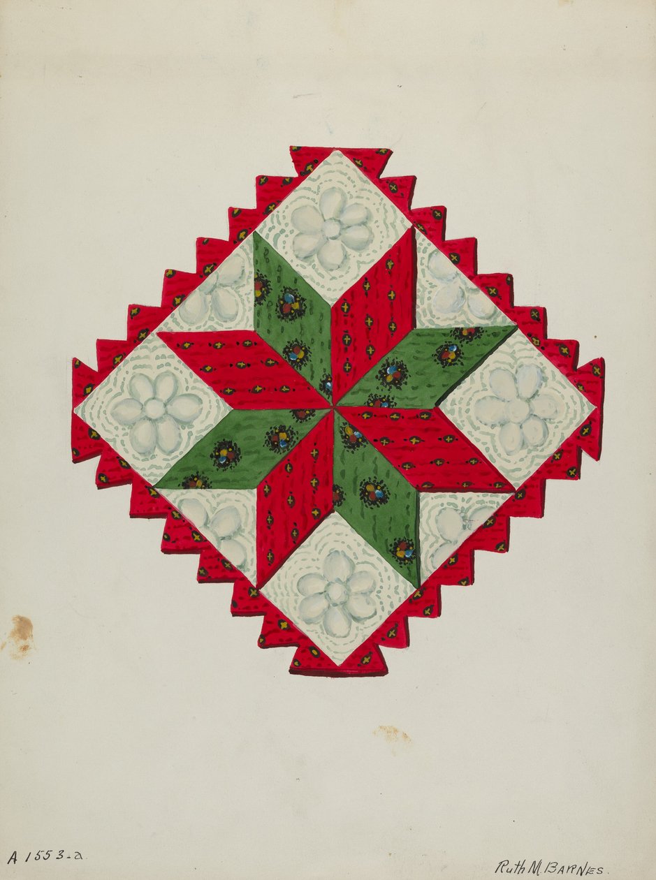 Dyneblokk, ca. 1936. av Ruth M Barnes