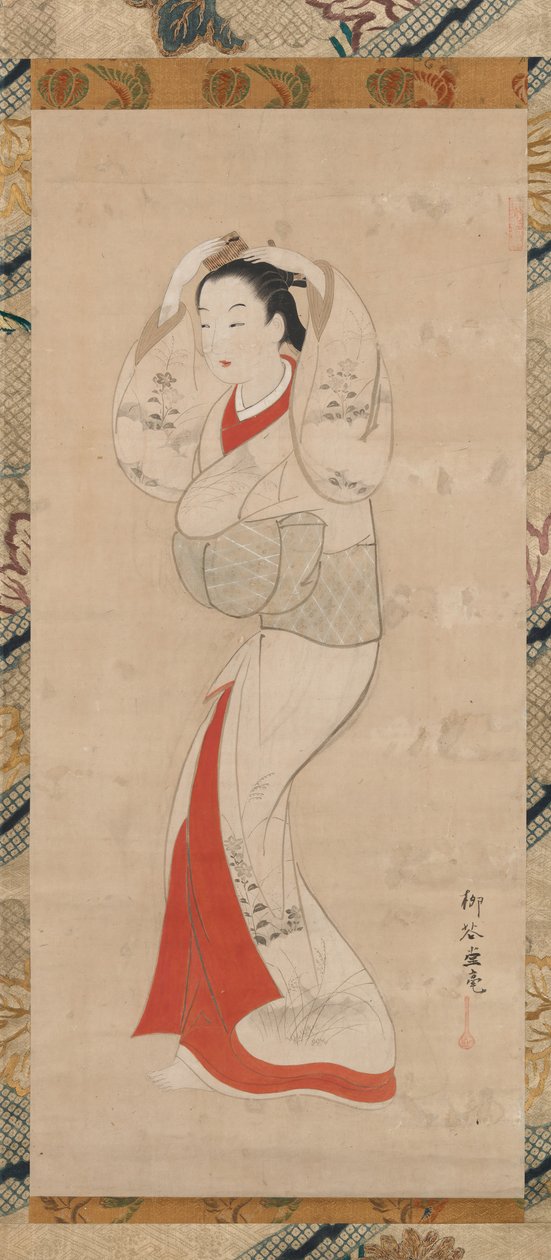Stående kvinne, 1740-årene. av Ryukado