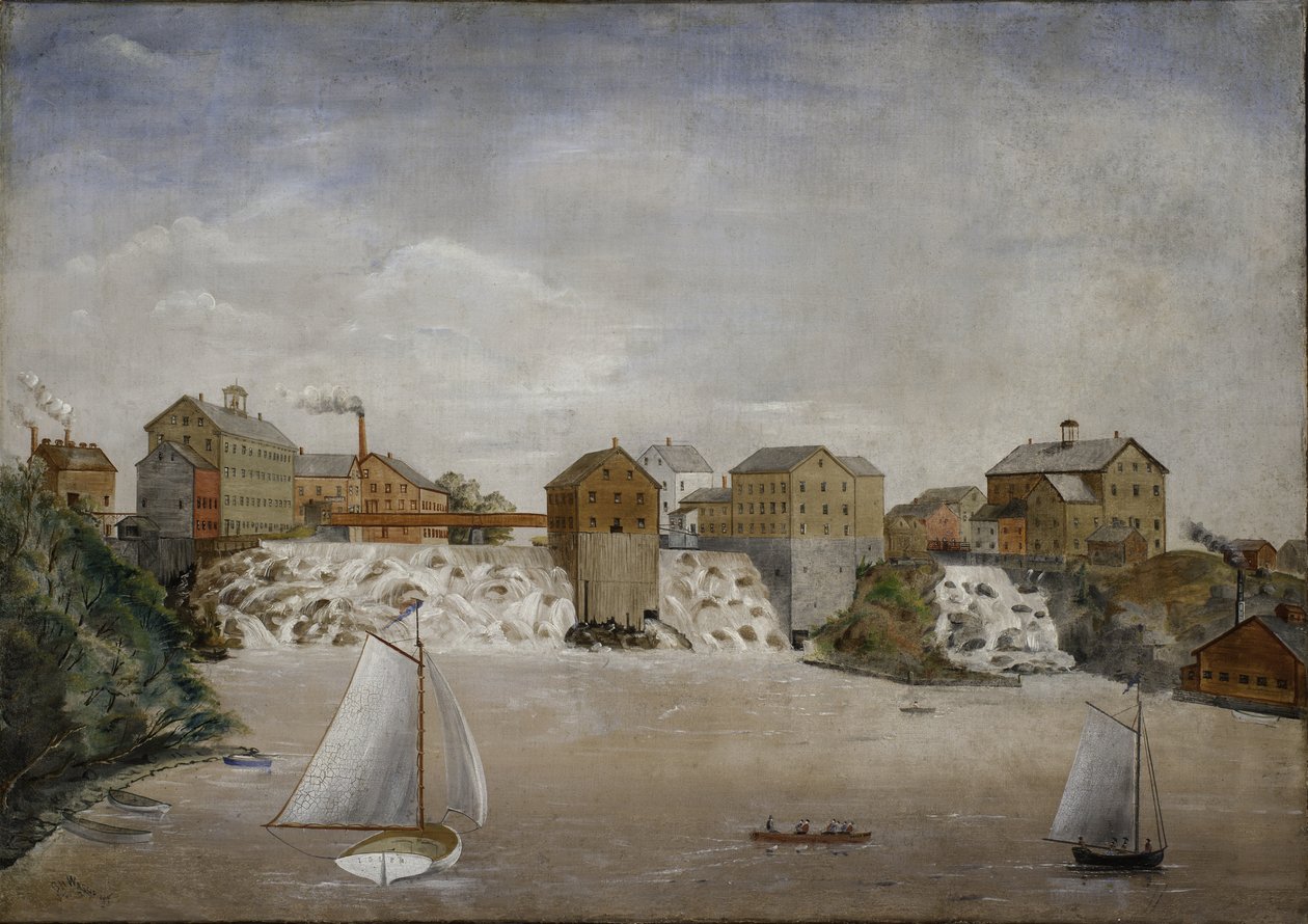Falls of Vergennes, c.1875-76 av S. H. Washburn