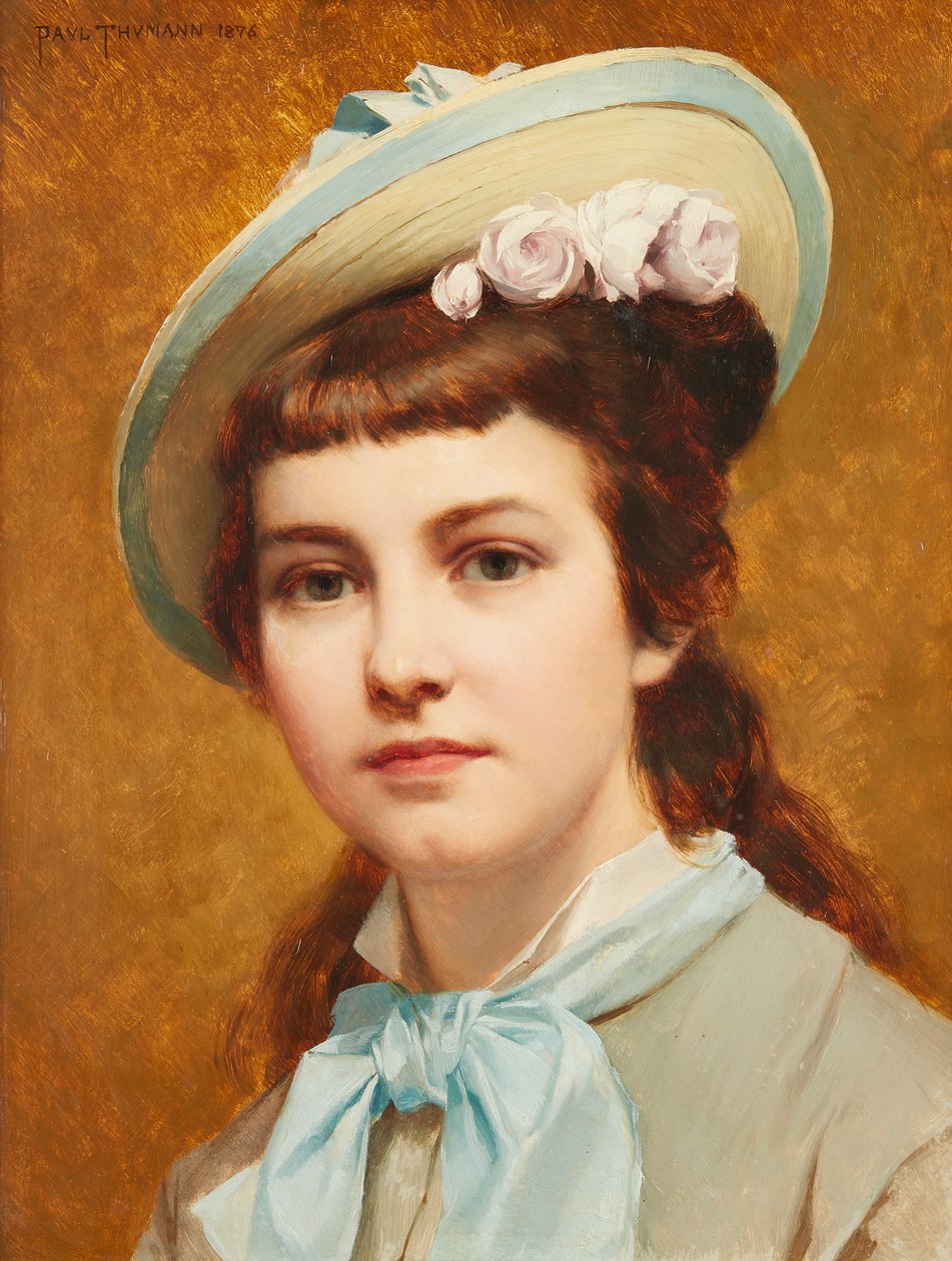 Olga (olje på panel) av S. Fabrizi