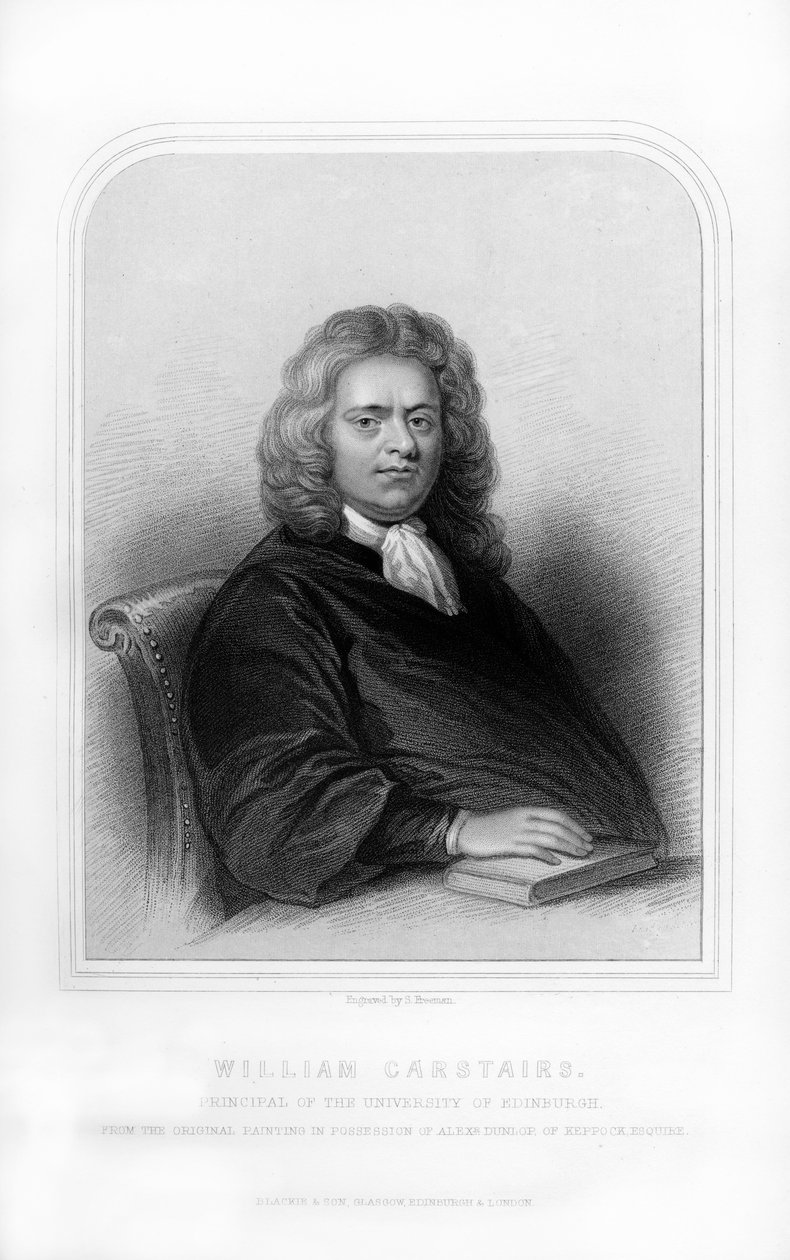 William Carstares, skotsk prest, 1870. av S. Freeman
