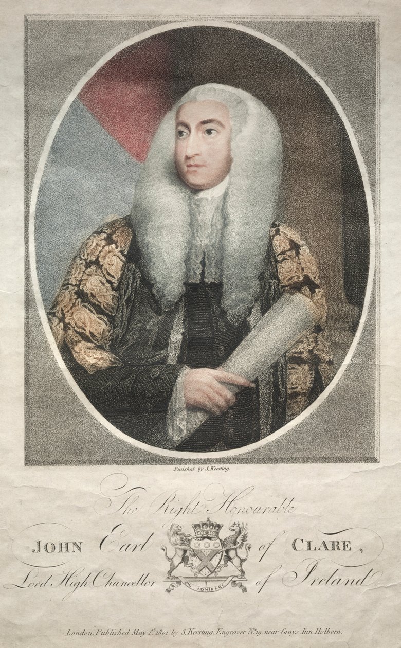 John Fitzgibbon, jarl av Clare, 1801. av S. Kersting