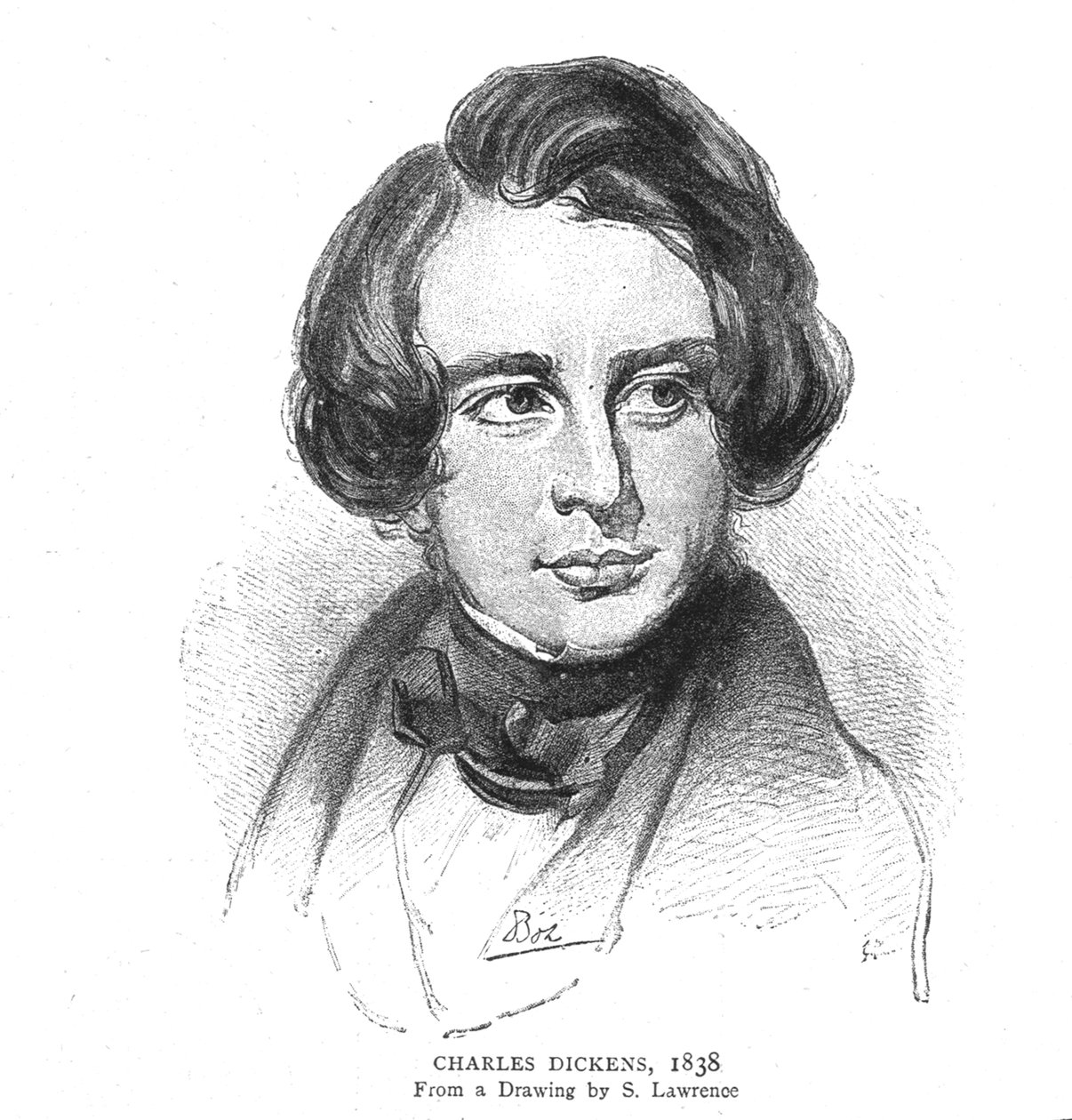 Charles Dickens, 1838 av S. Lawrence