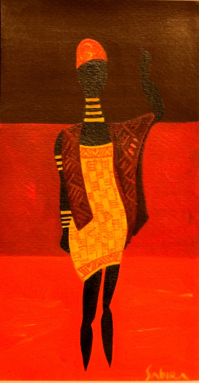 Jambo, 2007 (gouache og akryl) av Sabira Manek