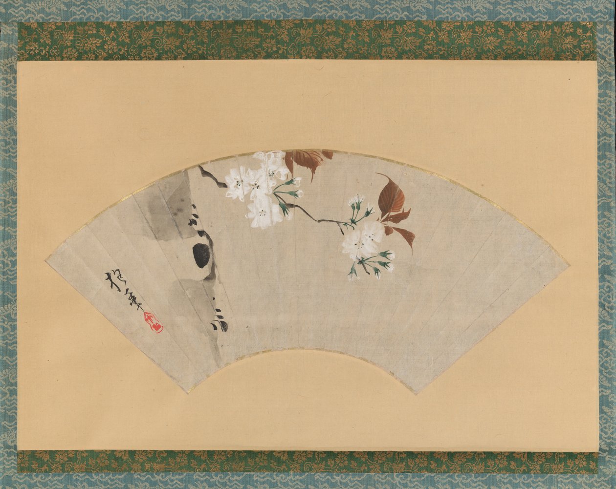 Kirsebærblomster, 1700-tallet. av Sakai Hoitsu