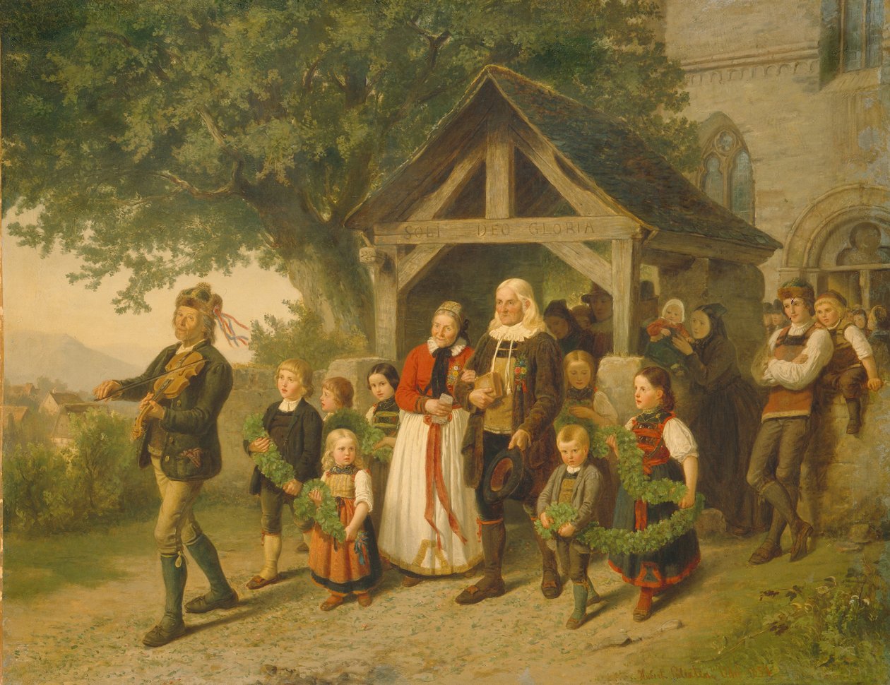 Gullbryllupet, 1857 av Salentin
