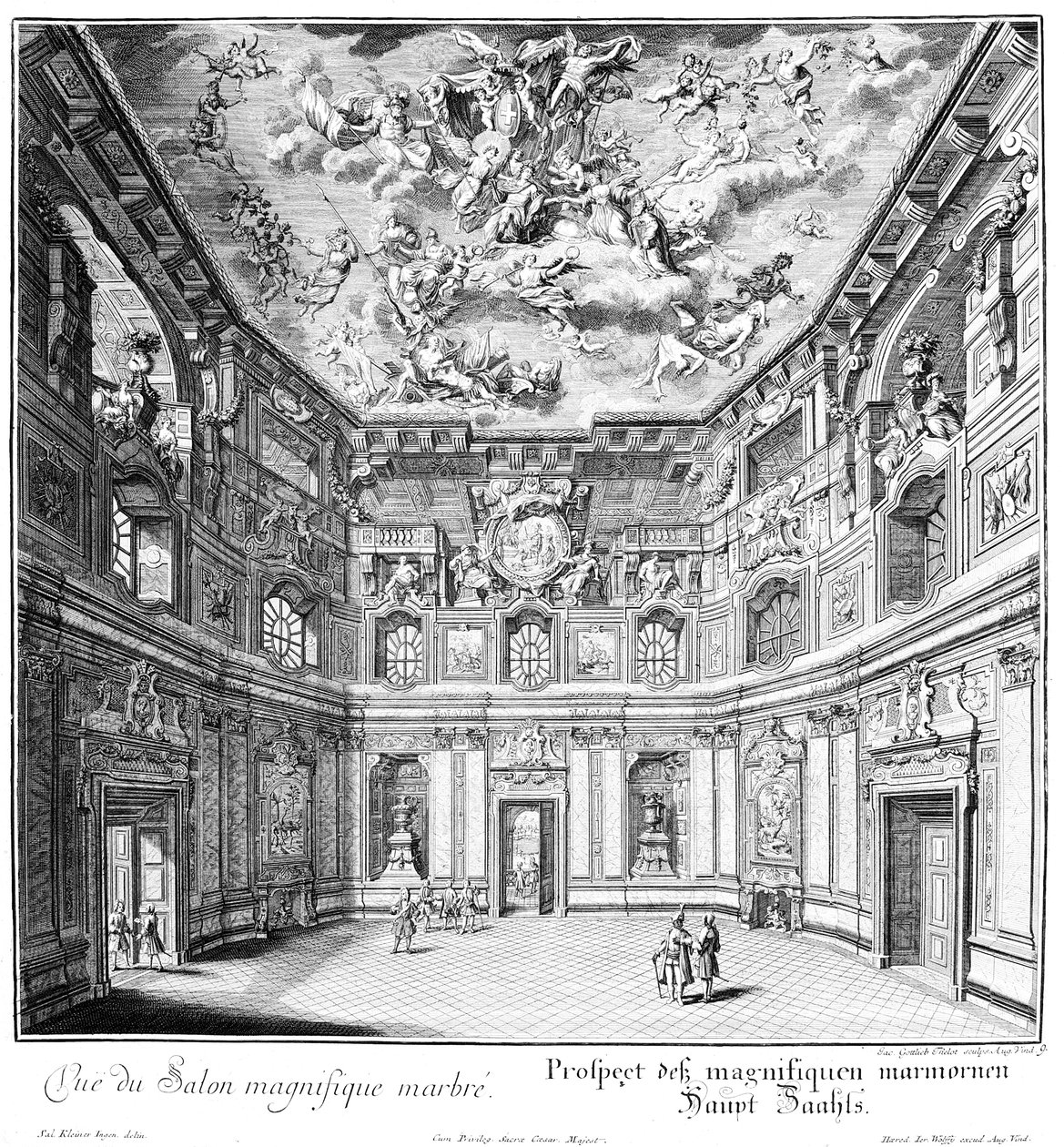Marmor Hall av Salomon Kleiner