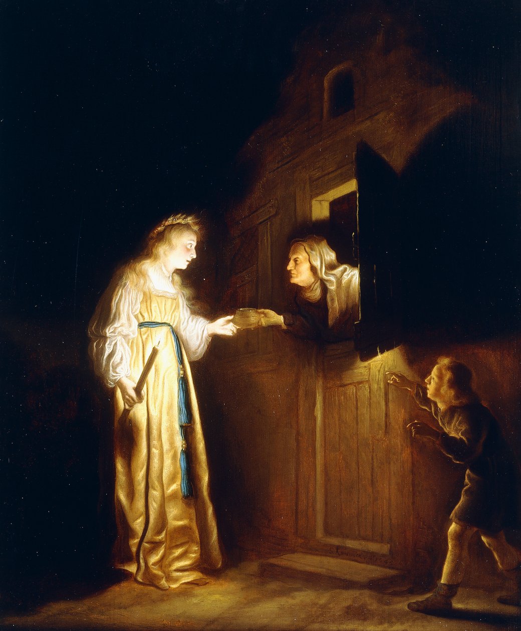 The Mocking of Ceres, 1645 av Salomon Koninck