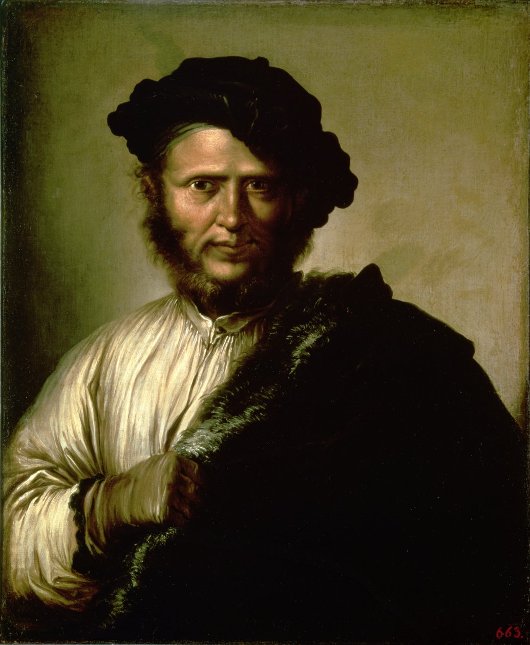 Portrett av en mann, 1640 av Salvator Rosa