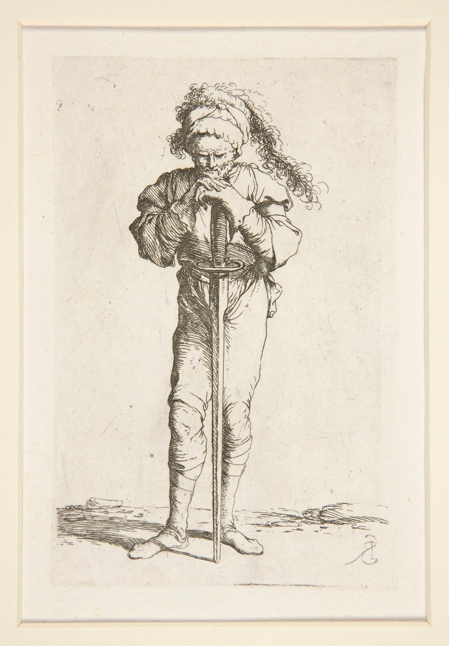 Diverse figurer (suite) av Salvator Rosa