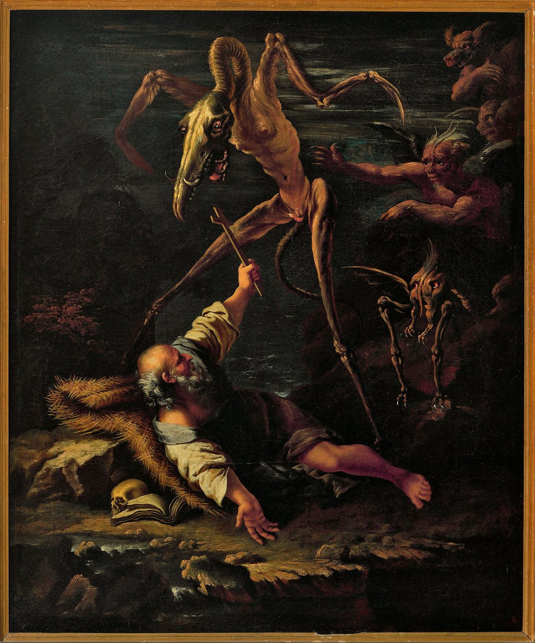 Italia, Coldirodi, Sankt Antonius fristelser av Salvator Rosa