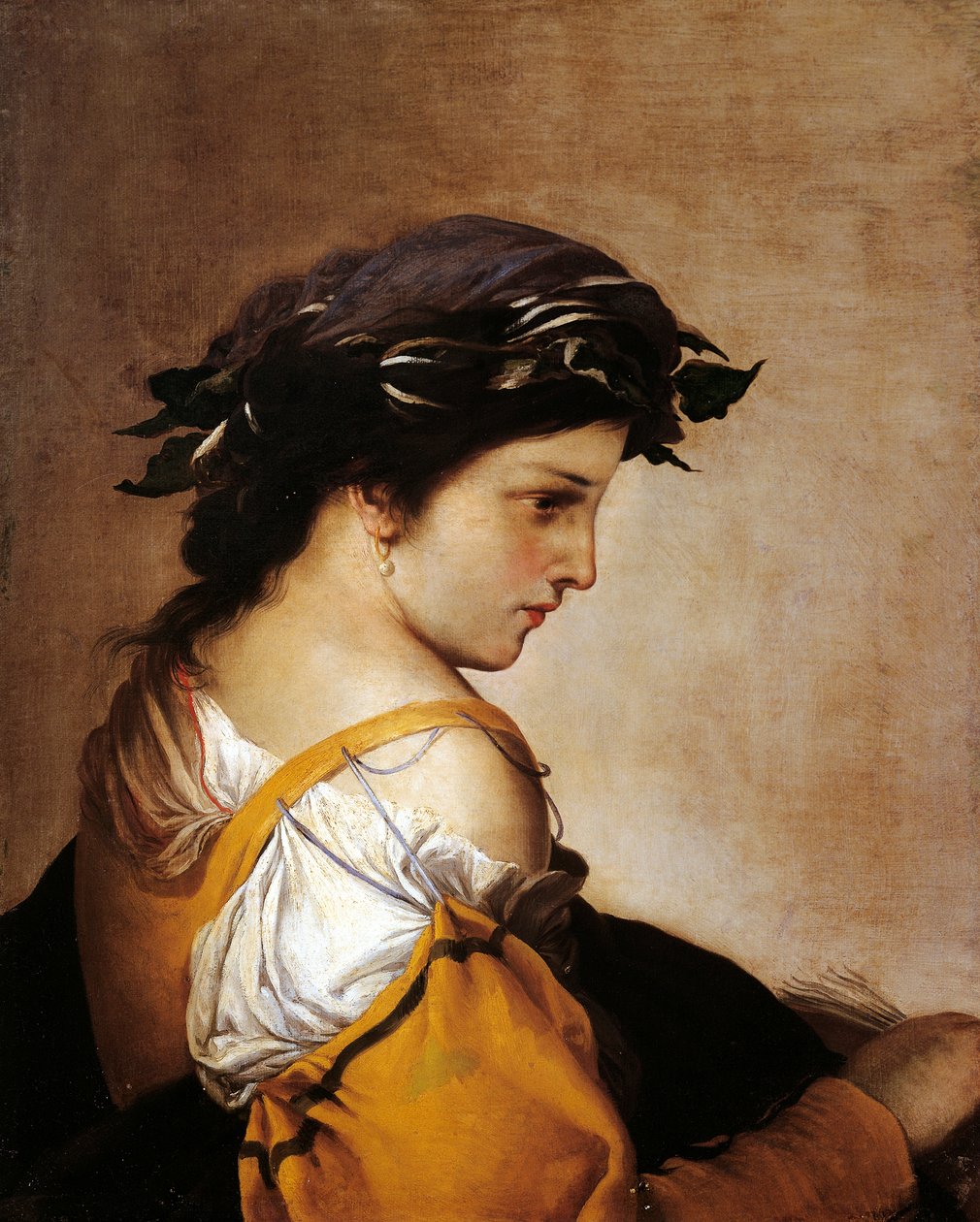 Poesi, ca. 1640 (olje på lerret) av Salvator Rosa