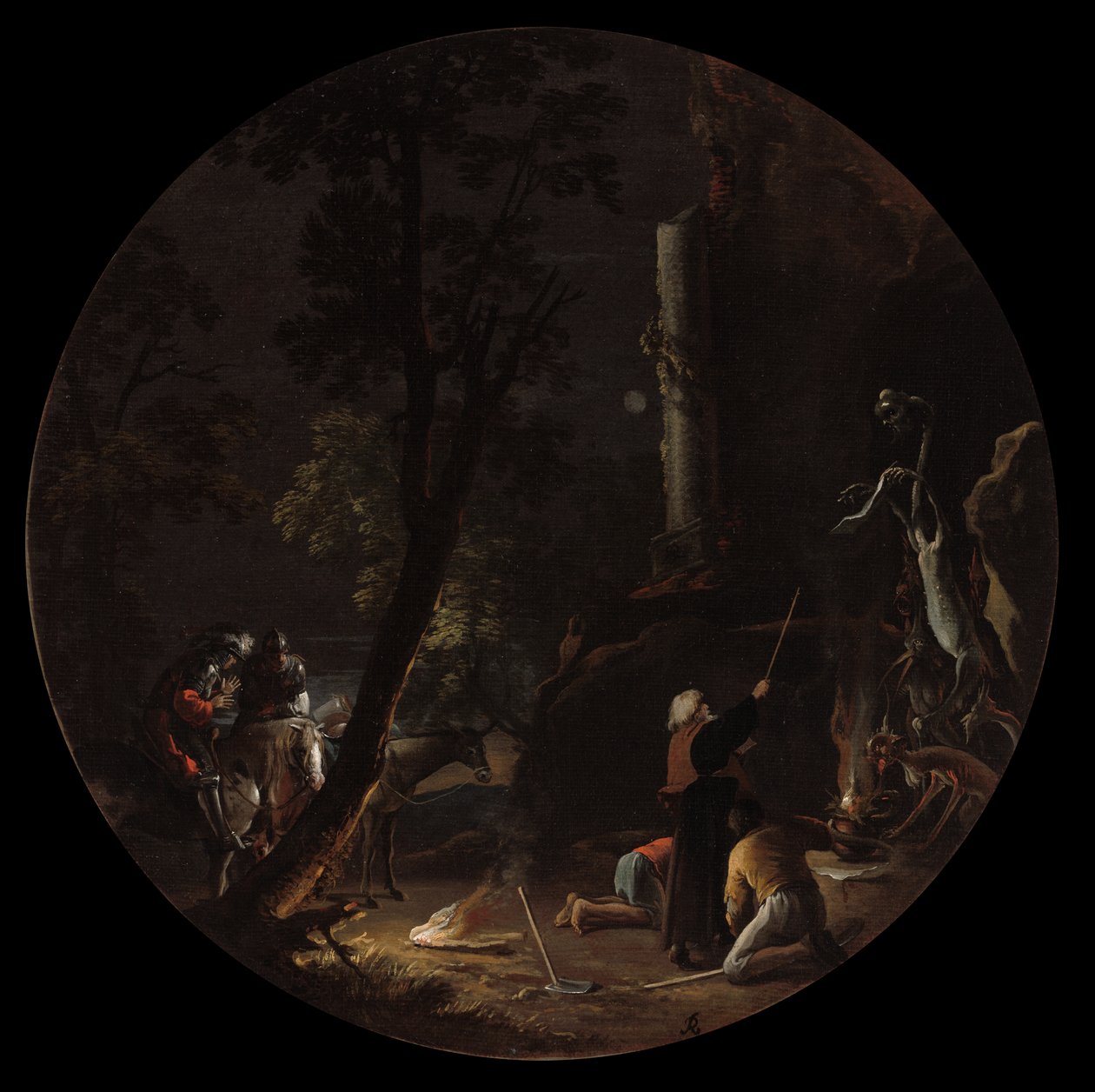 Scenes of Witchcraft: Night, ca. 1645-1649. av Salvator Rosa